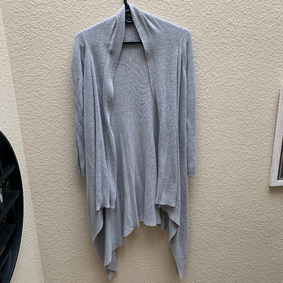 The Limited Sweaters - The Limited Gray LONG Cardigan